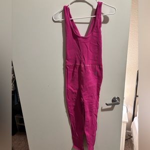 Free people pink one piece
